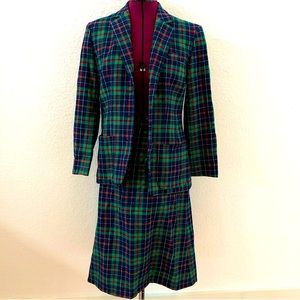 Pendleton Green Skirt Suit